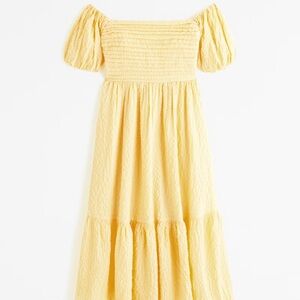 Abercrombie & Fitch Emerson Off-TheShoulder Midi Dress
